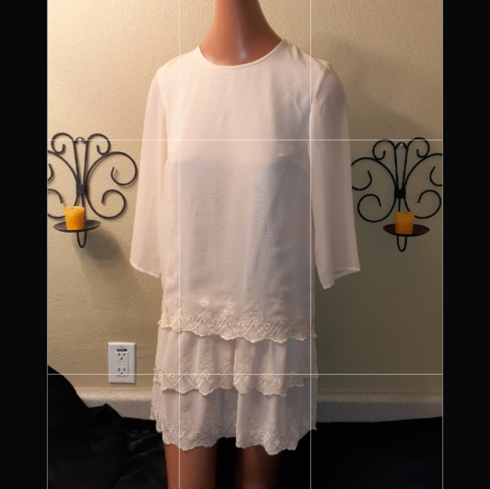 Divided layered blouse